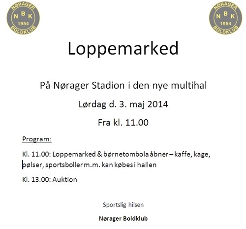 Loppemarked 2014