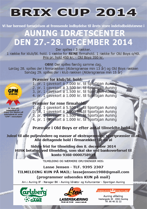 Brix Cup 2014 Invitation