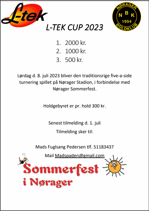 L-tek Cup - Sommerfest 2023